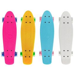 22" Skateboard Mini Cruiser Penny Style Board Plastic Deck 7