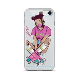 80's Roller Girl Cute Roller Skater Skateboarder Girl Gift i