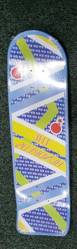 The Hundreds "Back to the Future" BLUE Skateboard Deck Hover