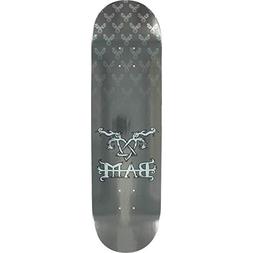Bam Heartagram Skateboard Deck - 8.2 Silver/silver - Assembl