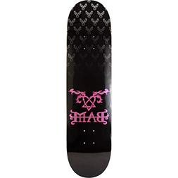 Bam Heartagram Skateboard Deck - 8.0 Black/pink Deck - Assem
