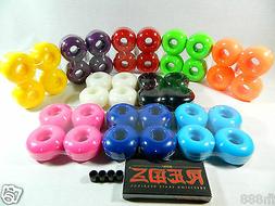 Bones Reds Bearing + Blank Pro Skateboard 52mm Color Wheels 