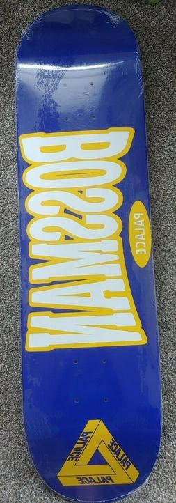 Bossman 8 Skateboard Deck Blue In-hand Ready To Ship