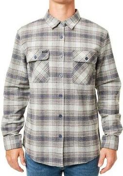 Brixton Bowery Flannel Small Twilight Blue