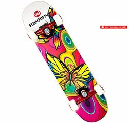 Butterfly Jive Complete 31-inch Skateboard With Canadian Ma
