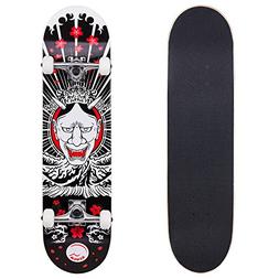 Cal 7 Complete Skateboard, Popsicle Double Kicktail Maple De
