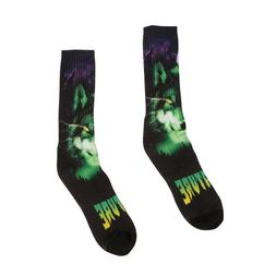 Creature Spirit Shroud Wolf Lightning Moon Mens Crew Sock Sk