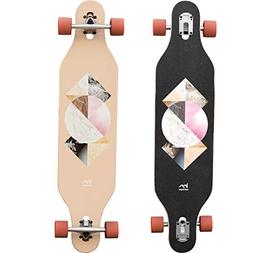 Merkapa 41 Inch Drop-Through Longboard Skateboard Cruiser 
