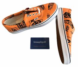 VANS ERA  SKATE SHOES TANGERINE ORANGE MENS SZ 10 NEW NIB FA