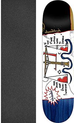 Mark Gonzales Justiss Skateboard Deck - 8.75" X 32.86" With 