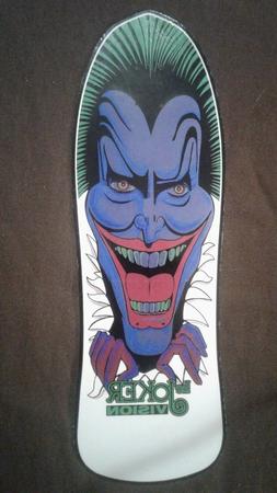 Vision JOKER replica Skateboard Deck Shaped Sticker over 7"