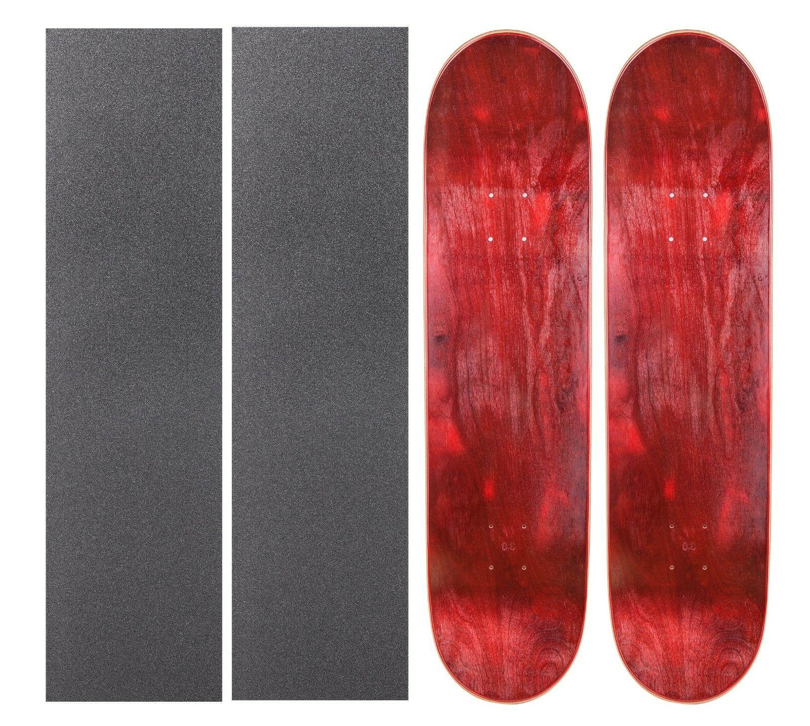 Lot 2 7 Skateboard Deck Multi-Colors 7.75" 8.25" 8.5"