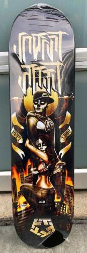 NEW NOS TRIBAL GEAR SKATEBOARD DECK ART BY MUNK ONE IN FACTO