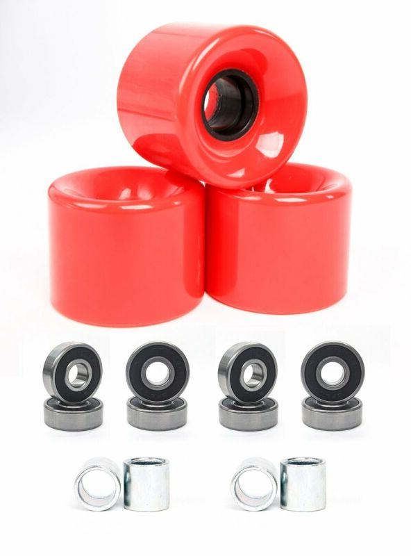 Freedare 58Mm Skateboard Wheels 82A + Abec-7 Bearing Steel A