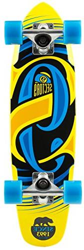 Sector 9 Steady Complete Skatebaord, Orange, 6.75-Inch x 25.