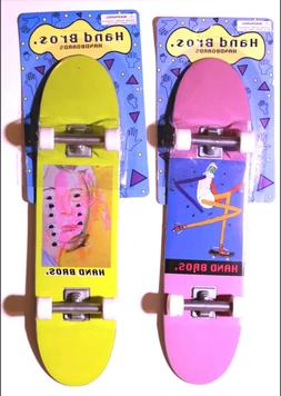 Lot of 2 HANDBROS Handboards 10 inch hand skateboard tech 27
