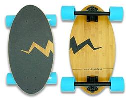 - Mini Skateboard With Wide Cruiser Skateboard Deck 19 Inch 
