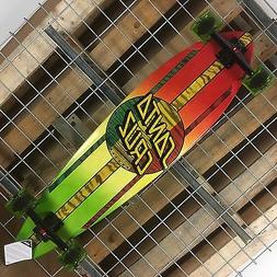 New Santa Cruz Mahaka Rasta Pintail Cruzer Complete Skateboa