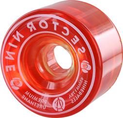 SECTOR 9 NINEBALLS 65mm 78a WARM RED WHEELS SET