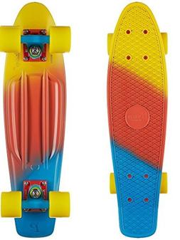 Penny Plastic Fade Canary Complete Skateboard Cruiser - 6 X 