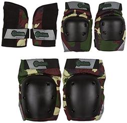 Sector 9 Junior Pursuit Pad Set Protective Gear, Camouflage,