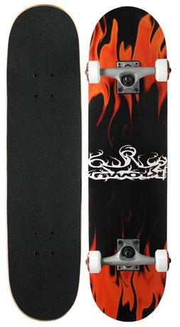 Krown Rookie Flame Complete Skateboard Red