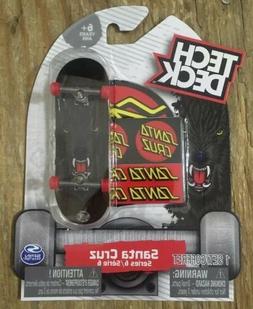 Tech Deck SANTA CRUZ BLACK WOLF Series 6 Skateboard, New! Ra