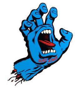 Santa Cruz Screaming Hand Skateboard Sticker Decal 10 inches