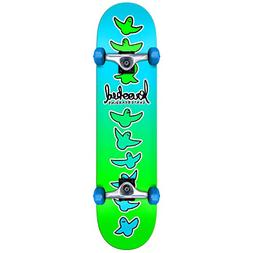 Krooked Skateboard Complete Birdical Fades Blue/Green 7.5"
