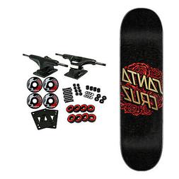 Santa Cruz Skateboard Complete Bouquet Dot Black 8.0" x 31.6
