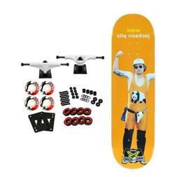 Enjoi Skateboard Complete King of the Road Pilz 8.375" White