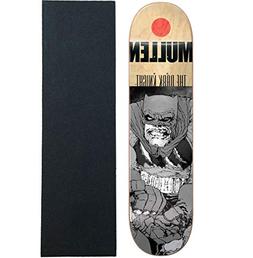 Almost Skateboard Deck FM Grey Knight Batman Mullen 7.75" wi