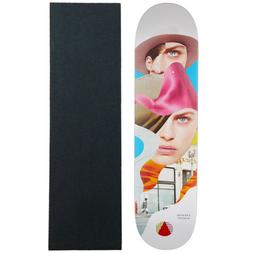 Almost Skateboard Deck Girl Collage Song 7.75" with Mob Grip