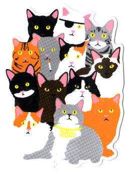 Enjoi Skateboard Sticker - Cats Skate Board - New Pussys Pus