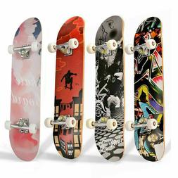 Pro 31 Inches Complete Skateboards For Teens Beginners Girls