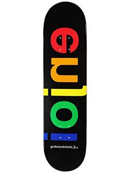 Enjoi Spectrum Skateboard Deck, Black, 31.7" L x 8.0" W x 14