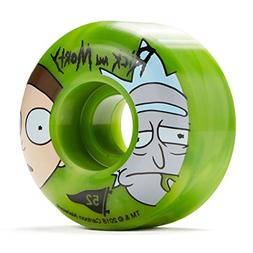 Primitive x Rick and Morty Swirl Skateboard Wheels - Green -