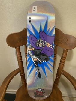 Santa Cruz x TMNT Shredder 8.0" Skateboard Deck RARE LIMITED